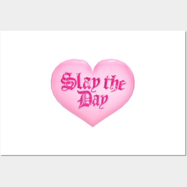 Slay the Day Heart Wall Art by VelvepeachShop